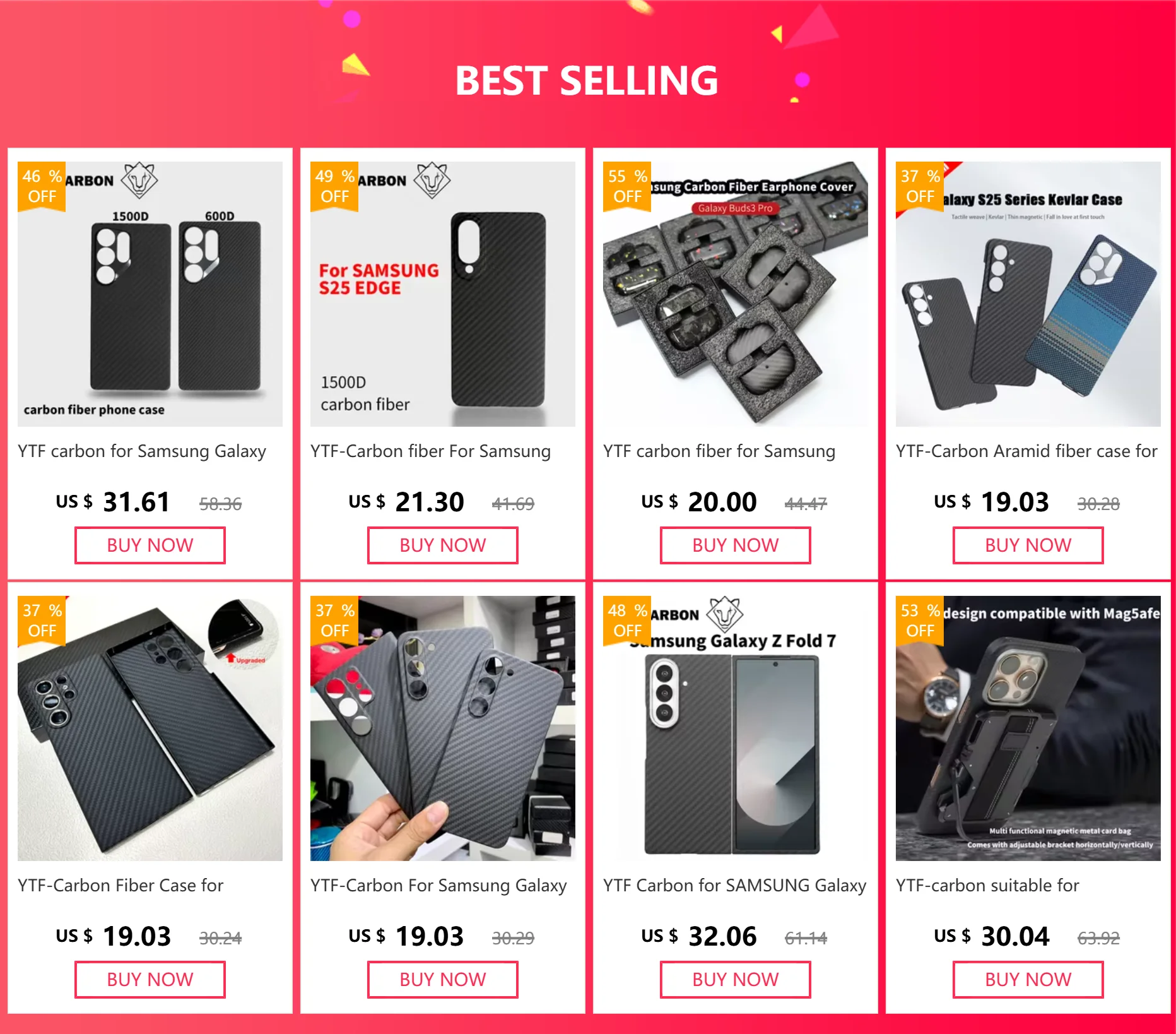 Samsung Galaxy Z Fold 6 Carbon Fiber Case | Ultra-Thin Aramid Cover Tidesmit