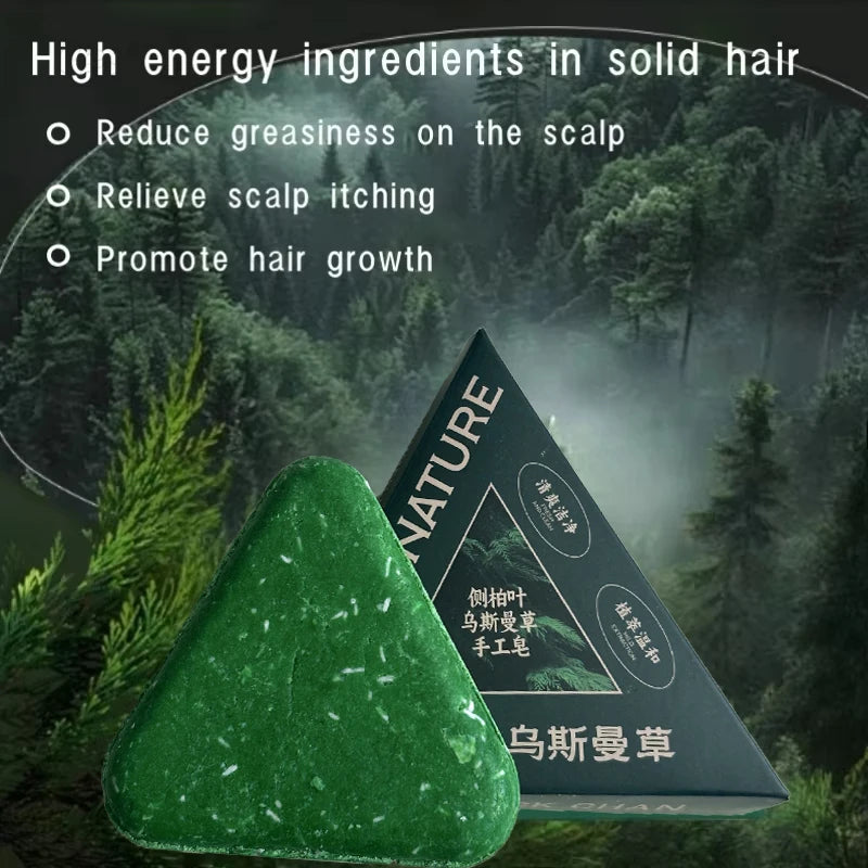2025 hot Original 120g  Usman Extract Shampoo Mild Cleansing Hydrating Anti-Dryness Nourishing Soap Handmade Soap