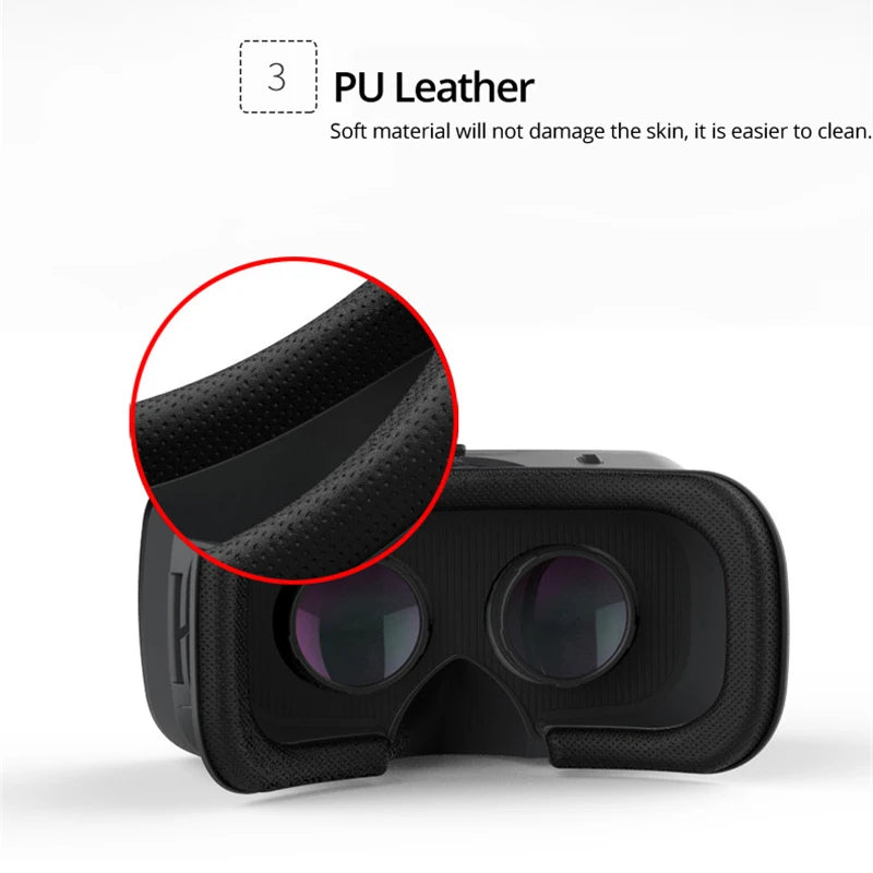 VR Headset for Smartphone – Adjustable 3D Goggles with Spatial Audio Tidesmit