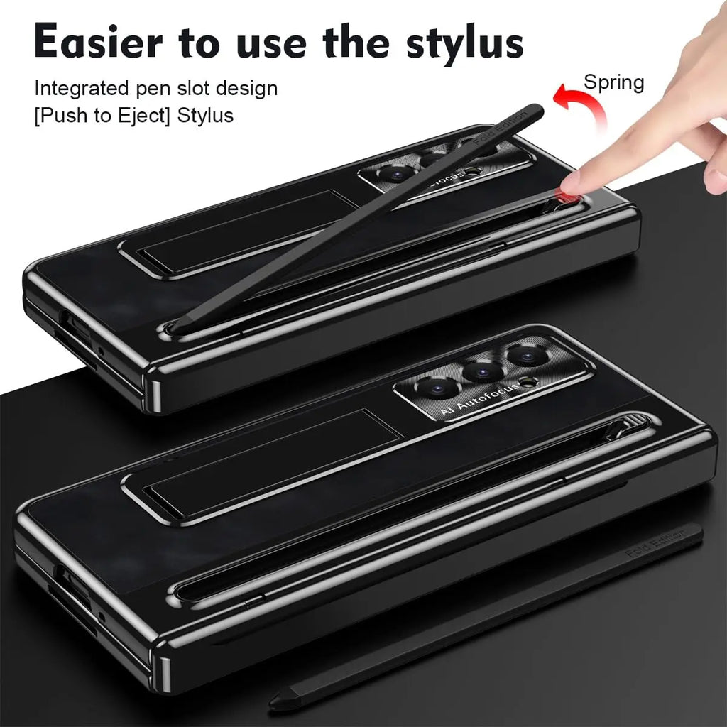Samsung Galaxy Z Fold 7 Case with S Pen Holder and Kickstand Tidesmit