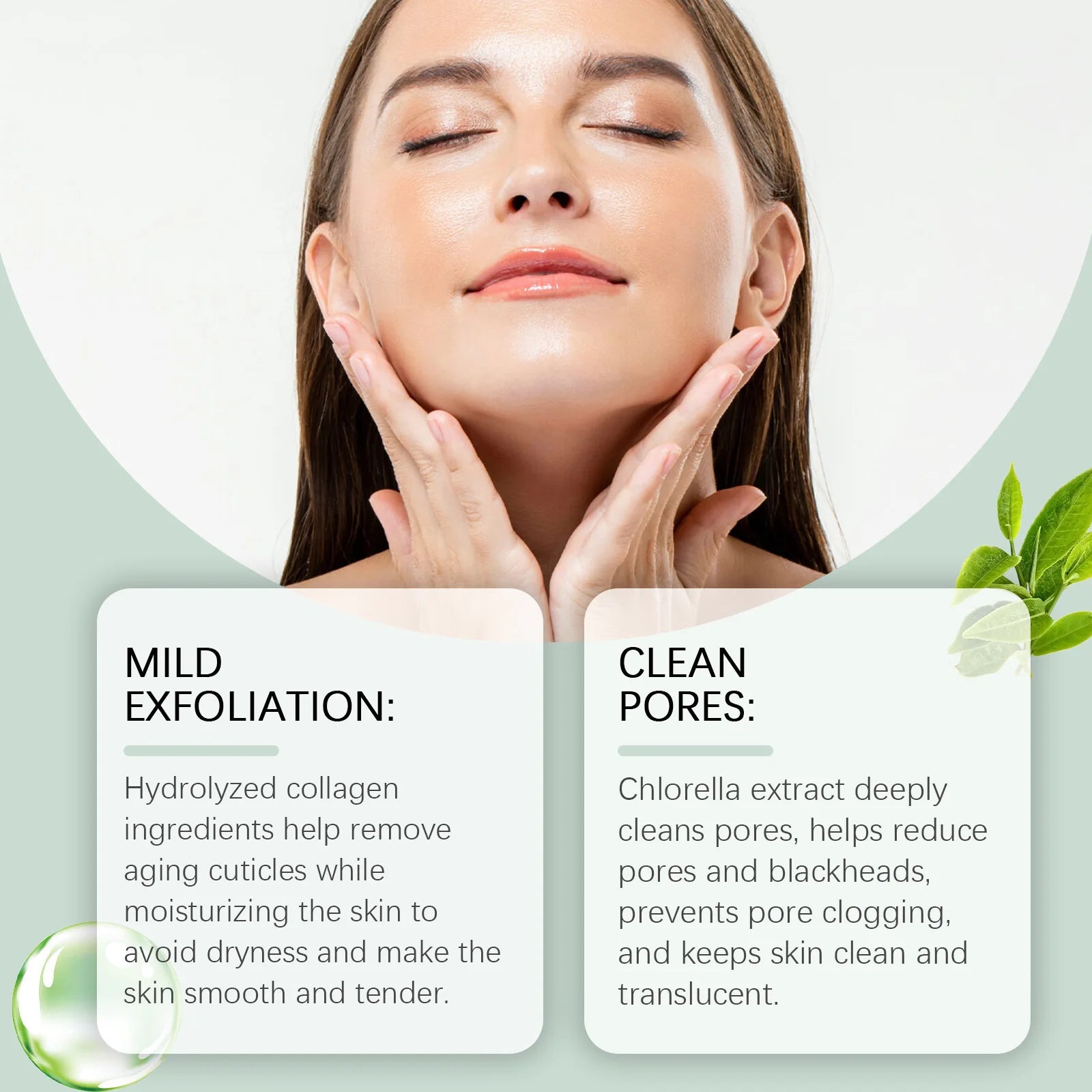 Exfoliating Peeling Gel for Face - Brightening 50g Skin Care Scrubs Treatments Tidesmit