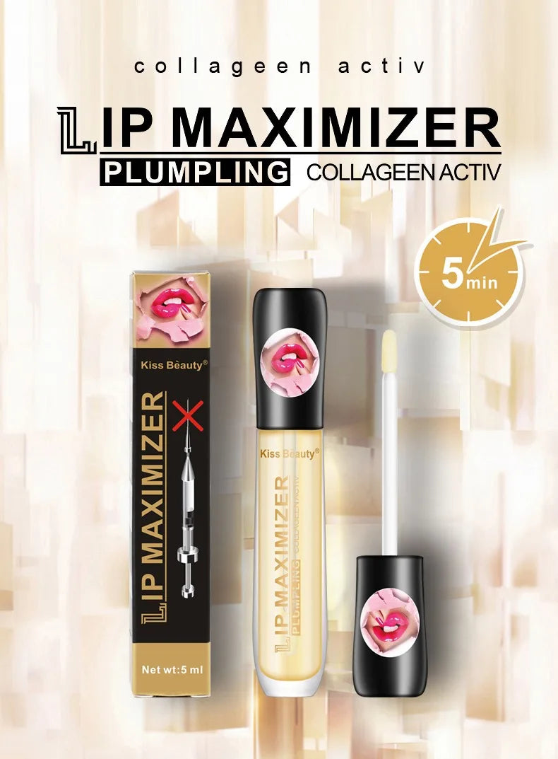 Plumping Lip Gloss Oil - Hydrating Lip Serum for Fuller Lips Lip Care Tidesmit