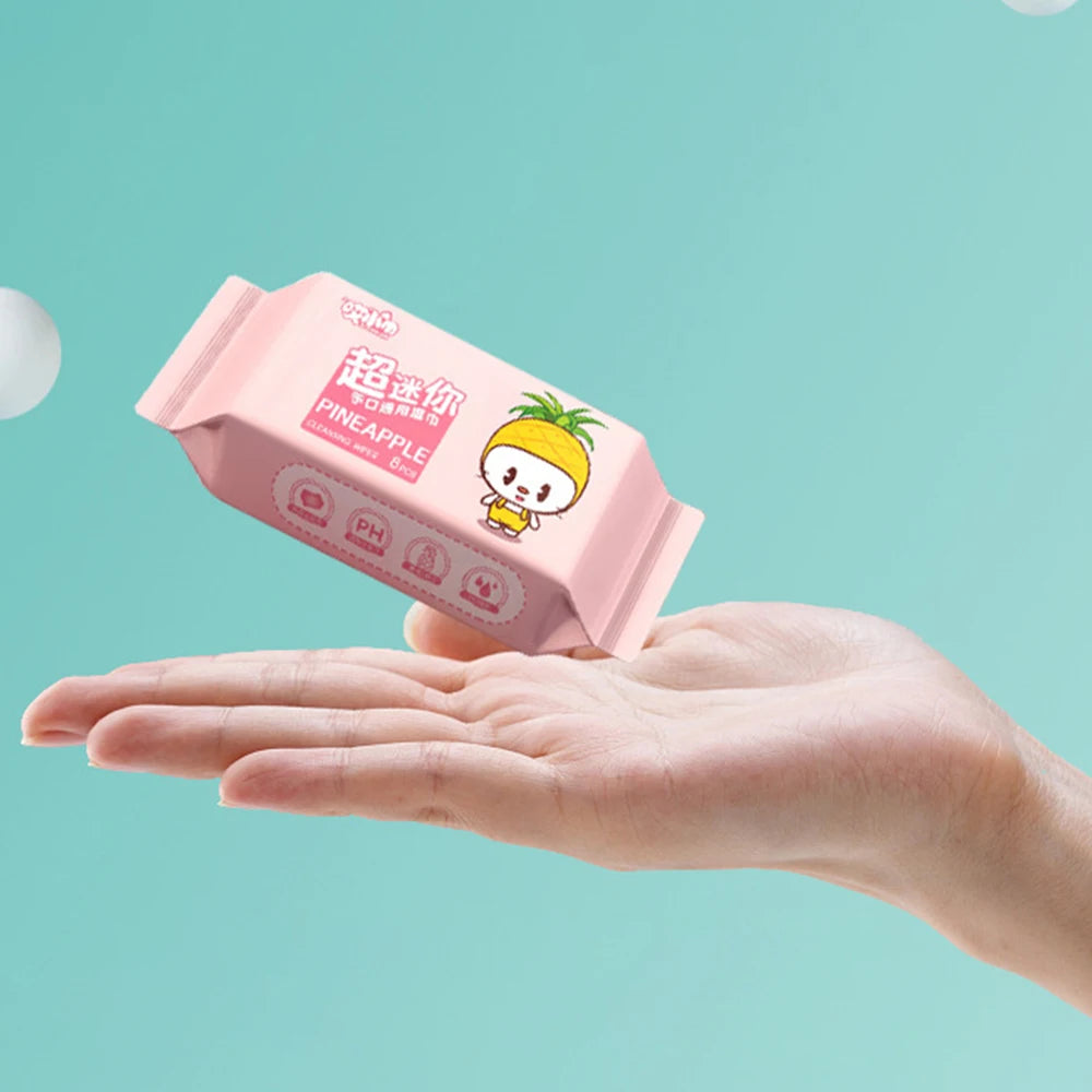 Cute Soft Wet Wipes Large Pack Disposable Gentle Wipes Hand Mouth Cleaning High Quality Wipe Face Napkins Babies