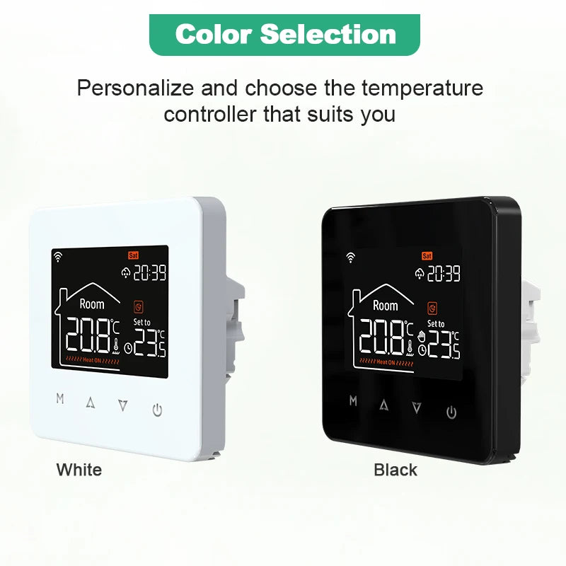 Tuya Smart Home Wifi Thermostat For Underfloor Heating Smart Thermostat Boiler Temperature Controller 220V Alexa Google Home