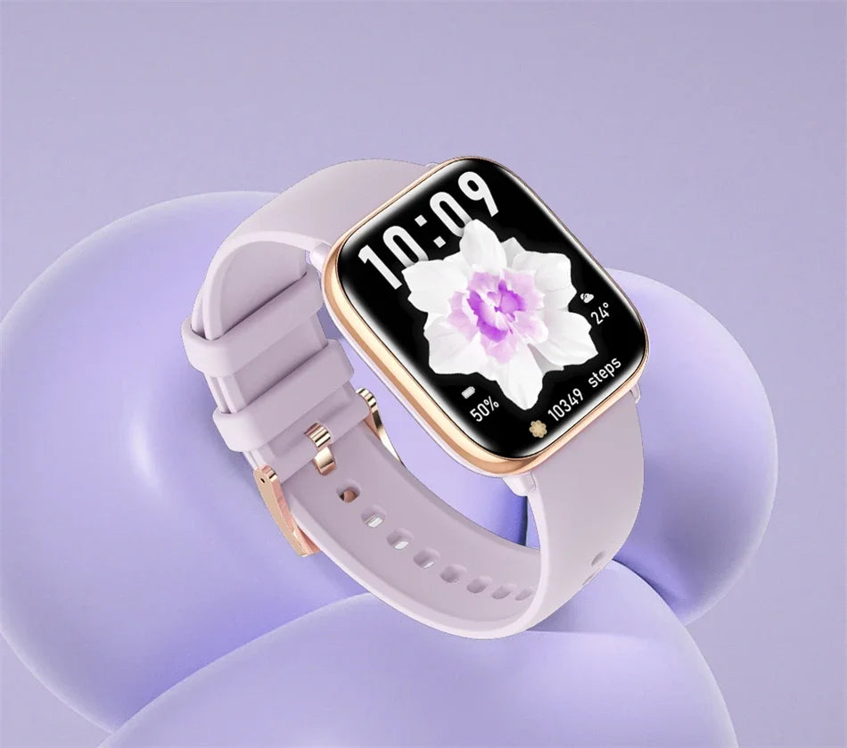 2026 New Smart Watch Full Touch Screen Bluetooth Call AI Voice Heart Rate Waterproof Watches Sports Bracelet Smartwatch Women