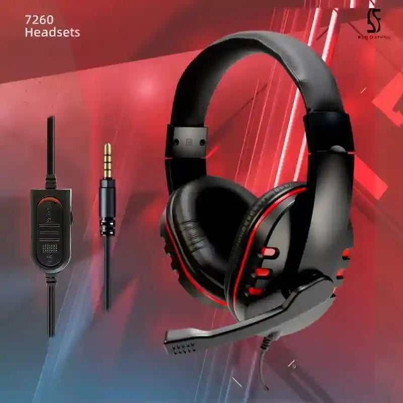 Wired Over-Ear Headset with Microphone for Professional Work Calls Tidesmit