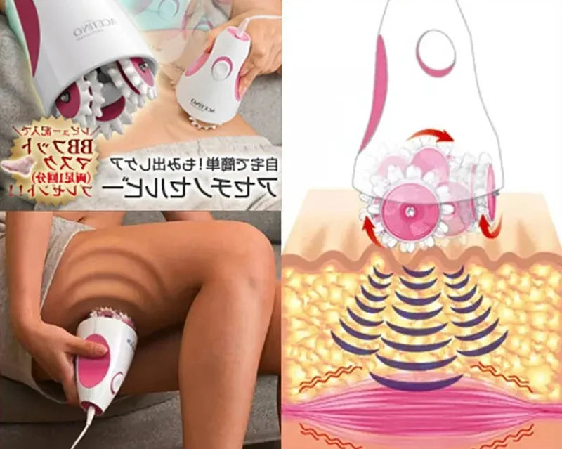 Electric Anti-Cellulite Massager: Portable Deep Tissue Muscle Relief Tool Body Shaping Massage Equipment Tidesmit