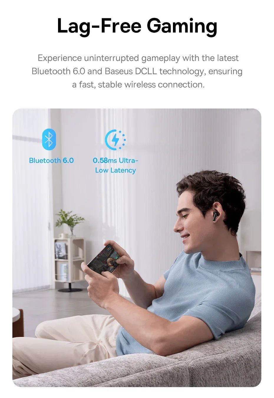 Tidesmit 50dB ANC Wireless Earbuds | Hi-Res Audio Bluetooth TWS Tidesmit
