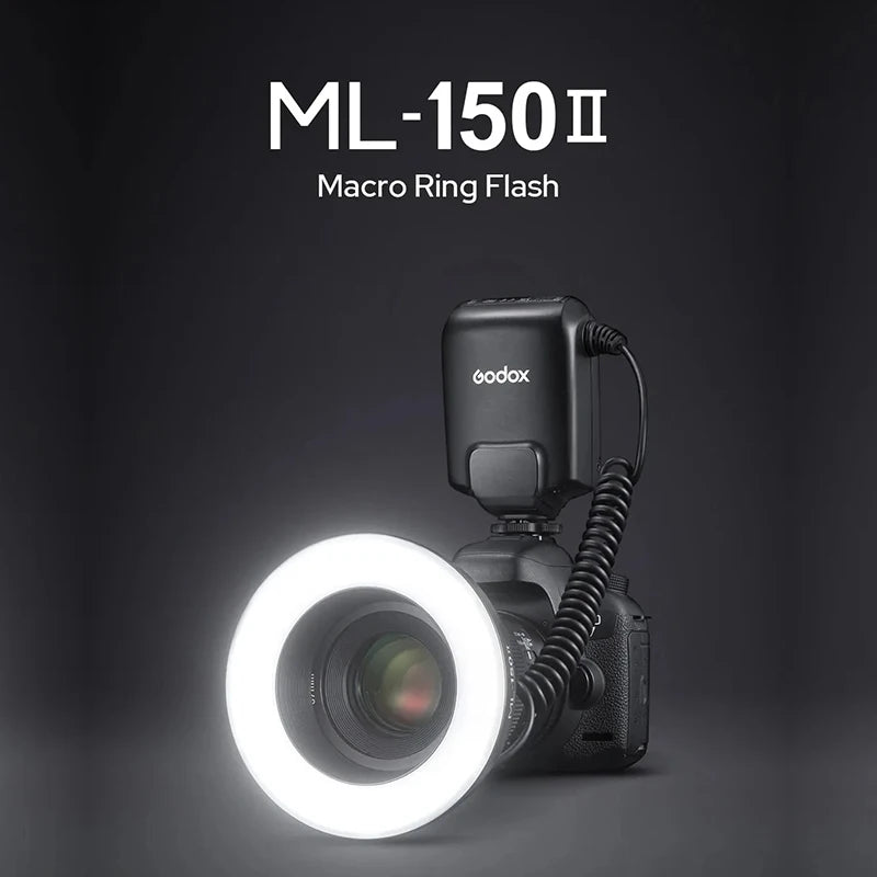 Godox ML-150II Macro Ring Flash – Professional DSLR Lighting Kit Tidesmit