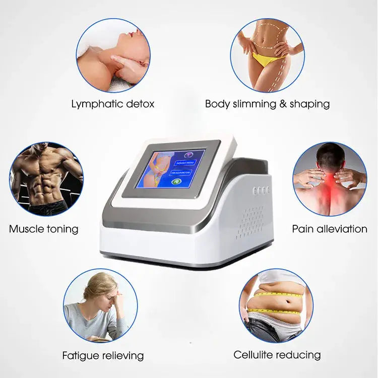 Portable Lymphatic Drainage Machine 3-in-1 EMS Massager with Heat Therapy Body Shaping Massage Equipment Tidesmit