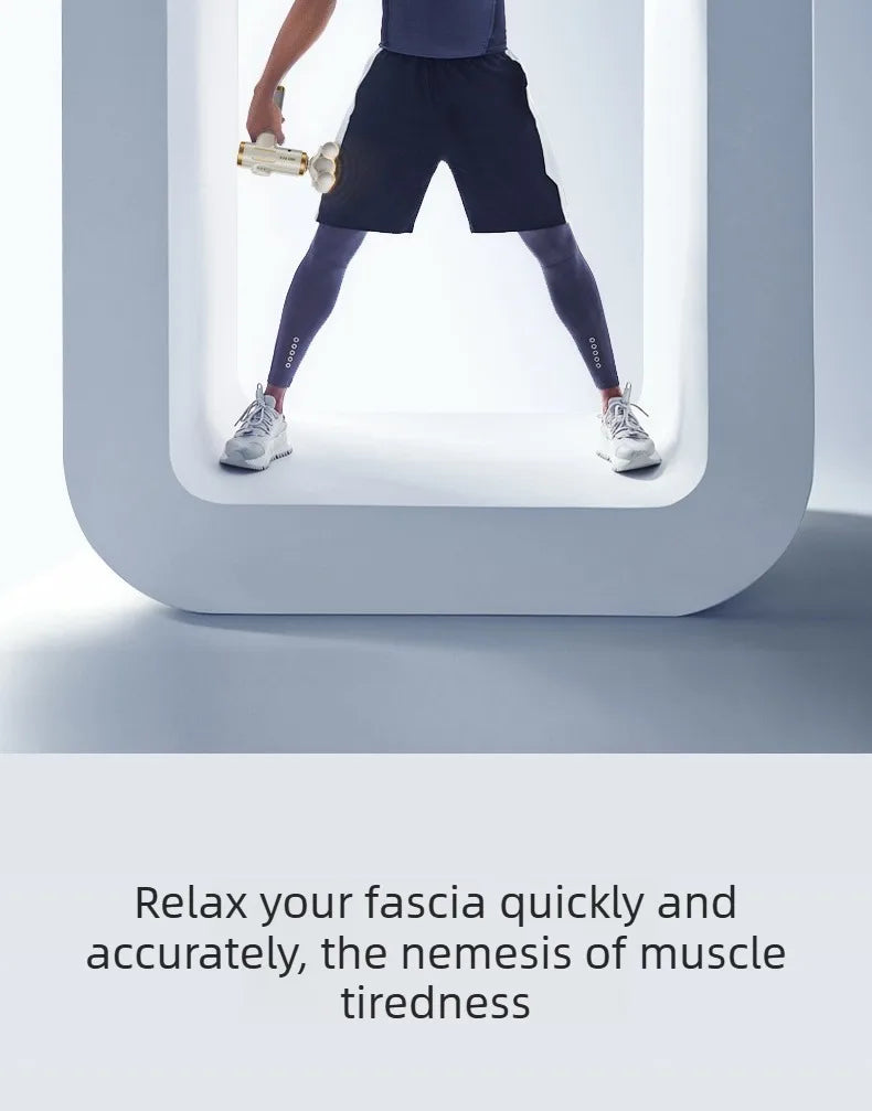 Fascia Gun Massager – Deep Tissue Percussive Therapy Tool Fascia Gun Tidesmit