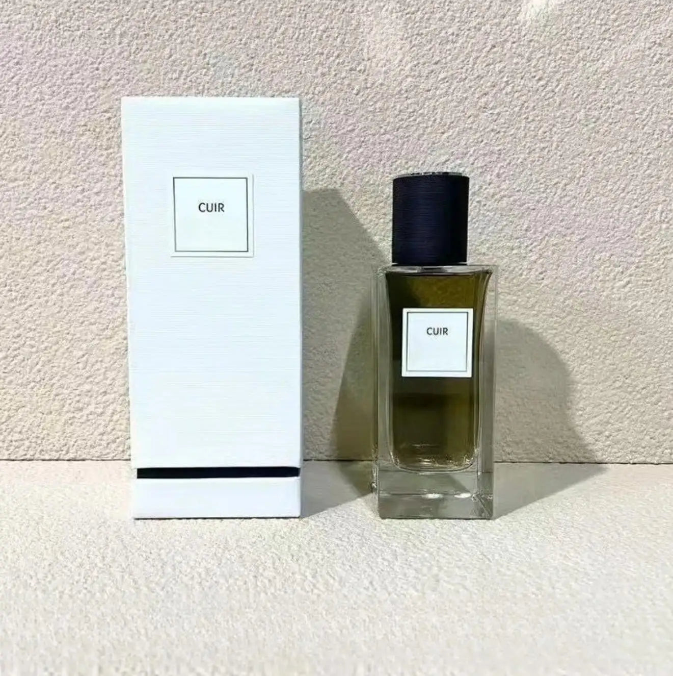 Cuir 125ml unisex perfume, oriental woody grapefruit floral scent, rectangular glass bottle, luxury long-lasting EDP.