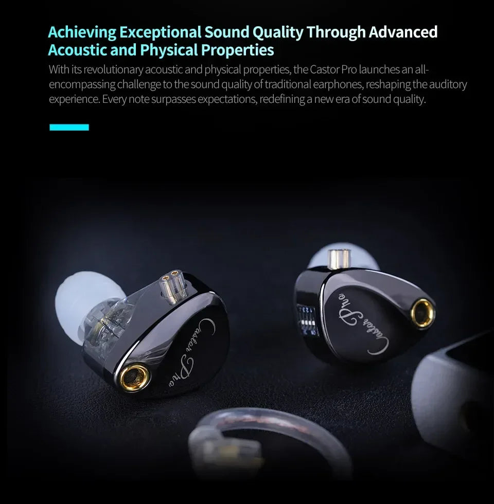 Tidesmit Dual Dynamic Driver Hi-Fi Wired In-Ear Monitors Tidesmit