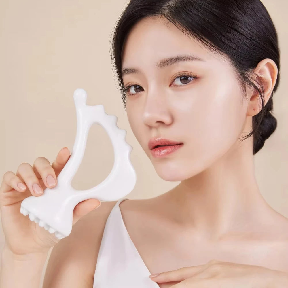 Fascia Gun for Deep Tissue Muscle Recovery - Portable White Massager Fascia Gun Tidesmit