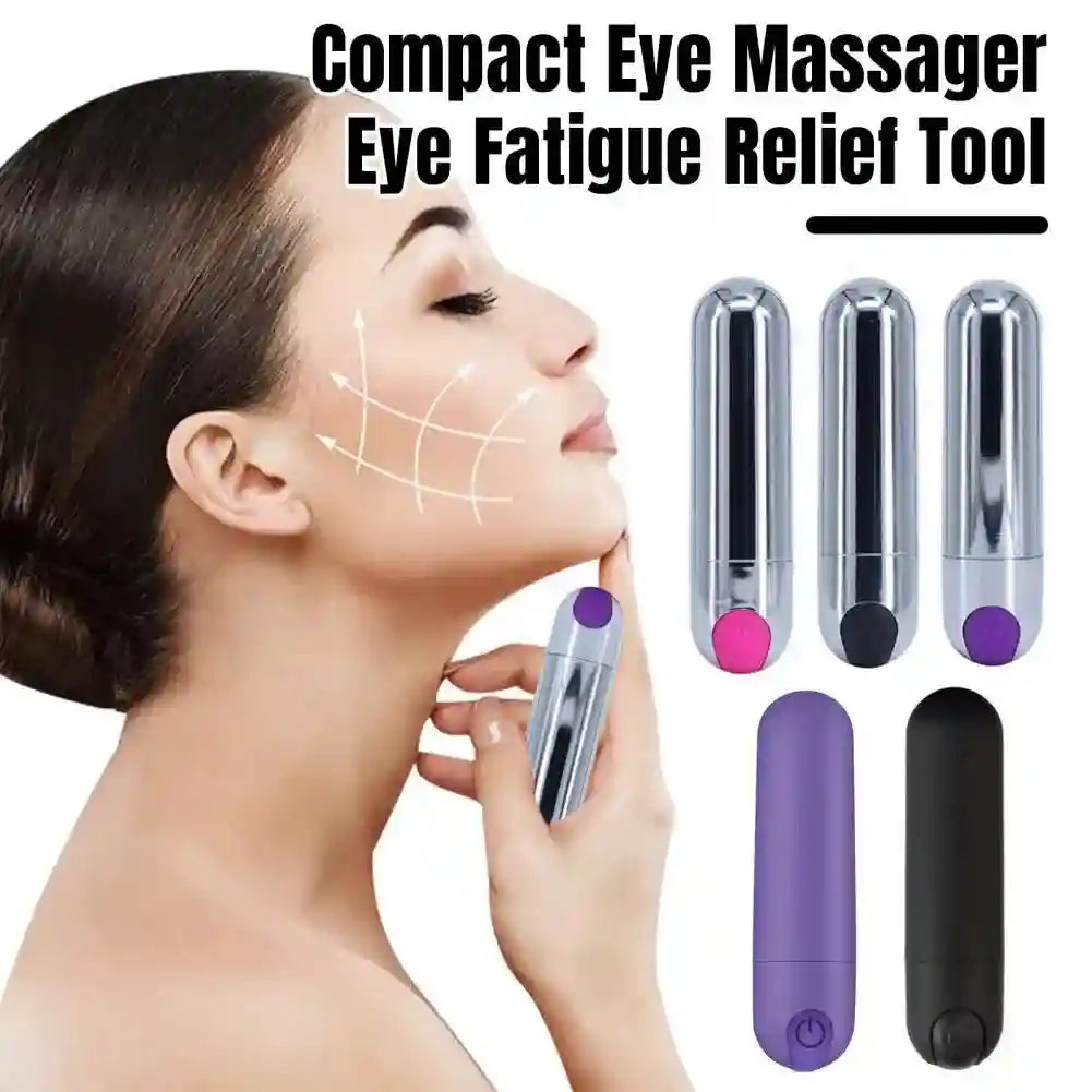 Electric Eye Massager Pen - Anti-Wrinkle Heat Therapy Tool Eye Massage Instrument Tidesmit
