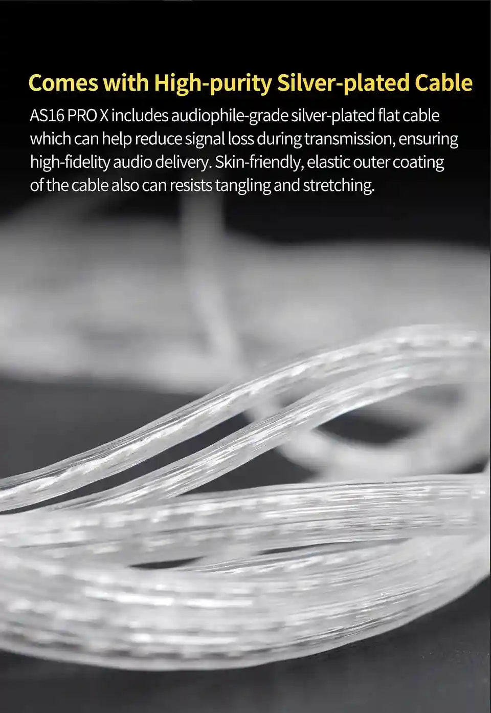 KZ AS16 Pro In-Ear Monitors | 16 Balanced Armature HiFi Earphones Tidesmit