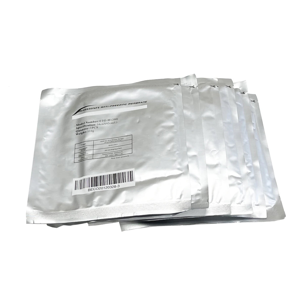 Fat Freezing Membranes for Cryolipolysis - Professional Grade 10 Pack Scrubs Treatments Tidesmit
