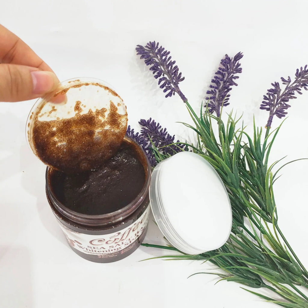Coffee Body Scrub Exfoliating Salt Cream for Cellulite - 350g Scrubs Treatments Tidesmit