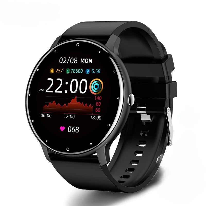 ZL02D Men Smart Watch Full Touch Screen Sport Fitness Tracker IP68 Waterproof Bluetooth Smartwatch for Men Women Smartphone 2023