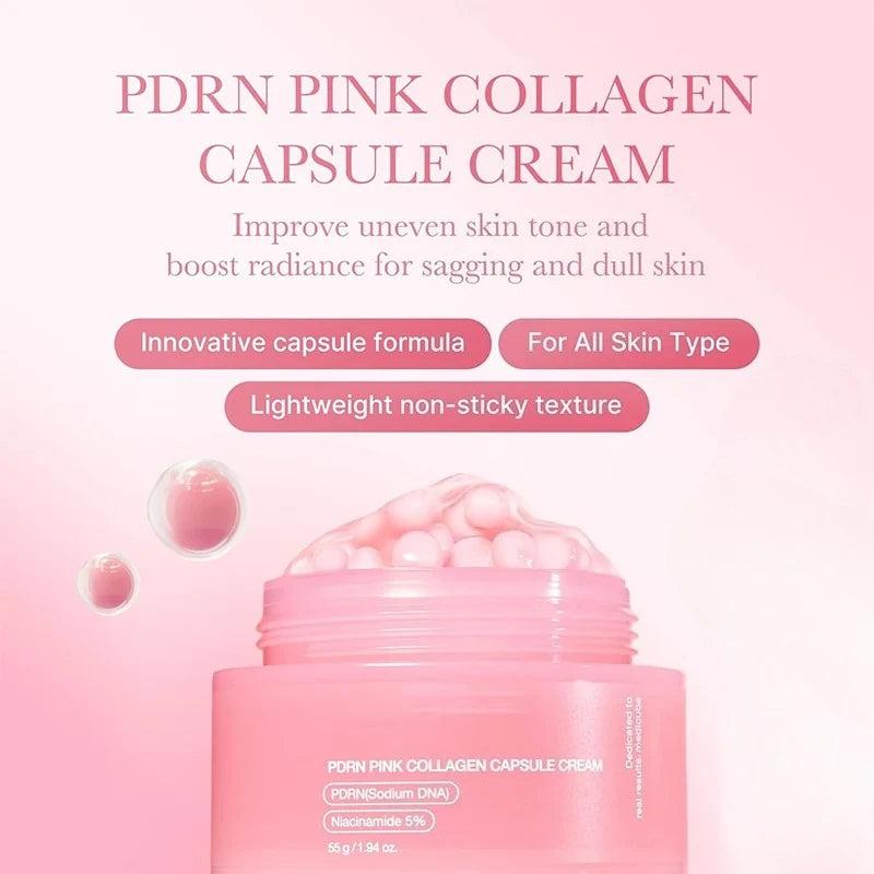 Collagen Boosting Face Cream Hydrating Moisturizer With Hyaluronic Acid For Dry Skin Korean Skin Care
