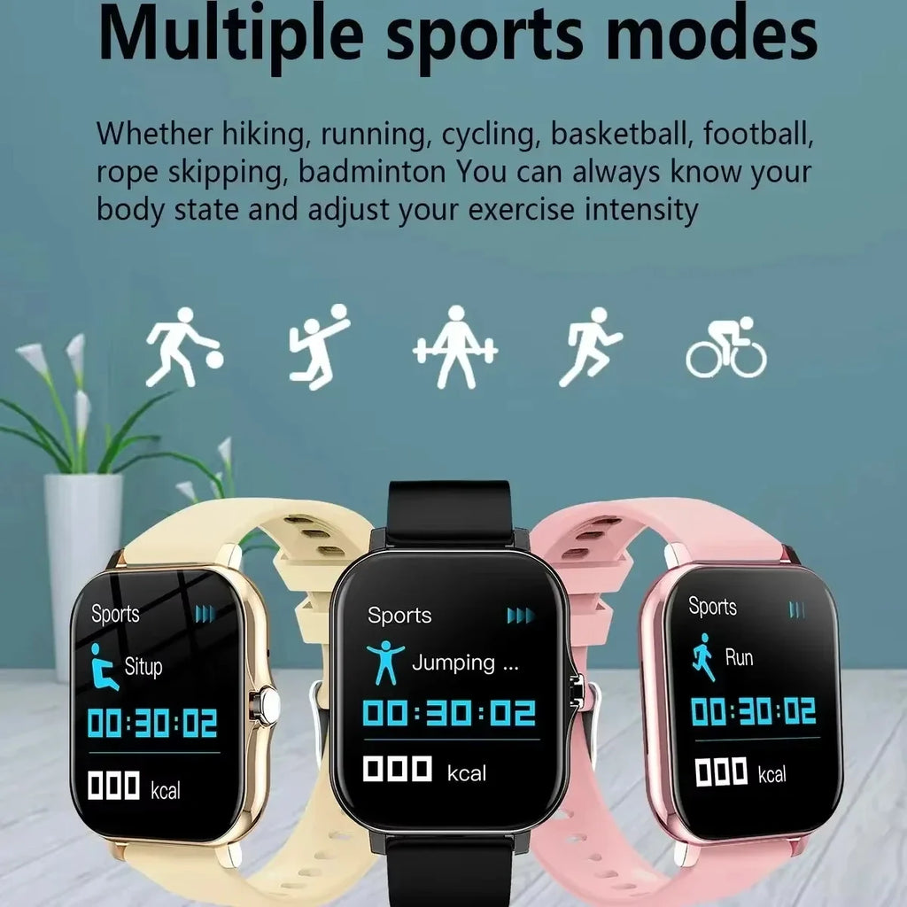 2026 New Smart Watch 1.83'' Inch HD Screen Bluetooth Call Sleep Blood Oxygen Pressure Health Monitoring Watches For Women Men