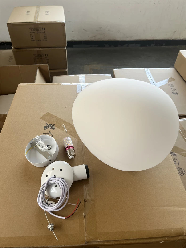 Irregular Glass Ball Pendant Light - Modern Minimalist Ceiling Chandelier Tidesmit