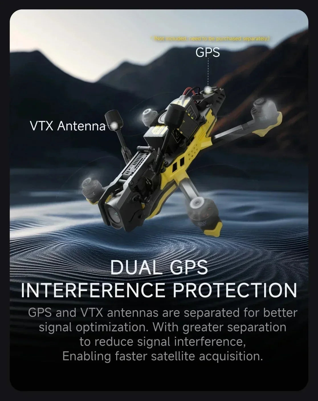 SpeedyBee Master 3X FPV Racing Drone, O4 Pro Digital Performance Tidesmit