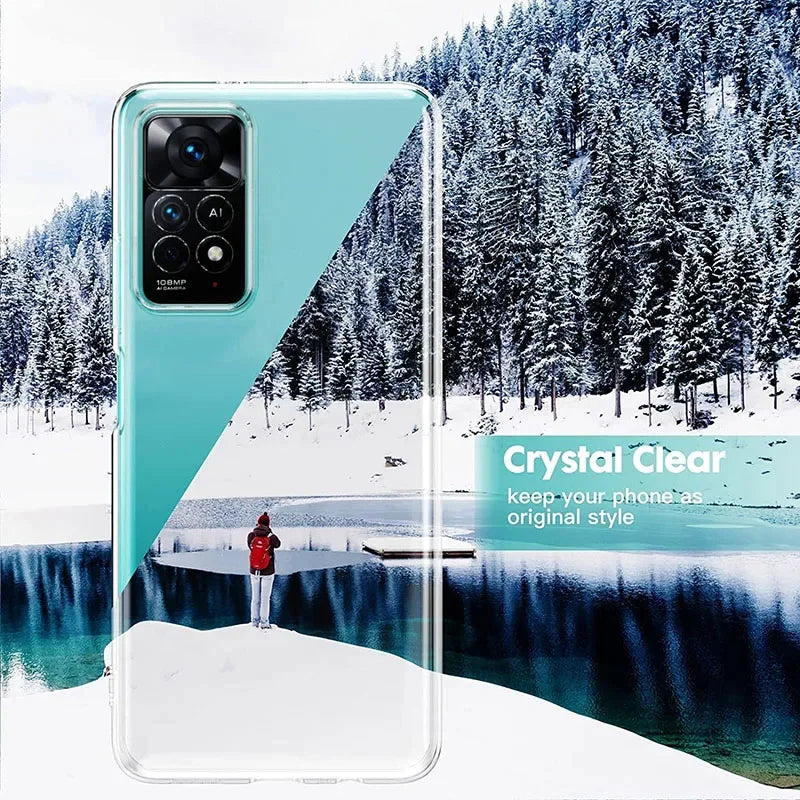 Clear Silicone Xiaomi Redmi Case | Slim Shock-Absorbing Cover Tidesmit