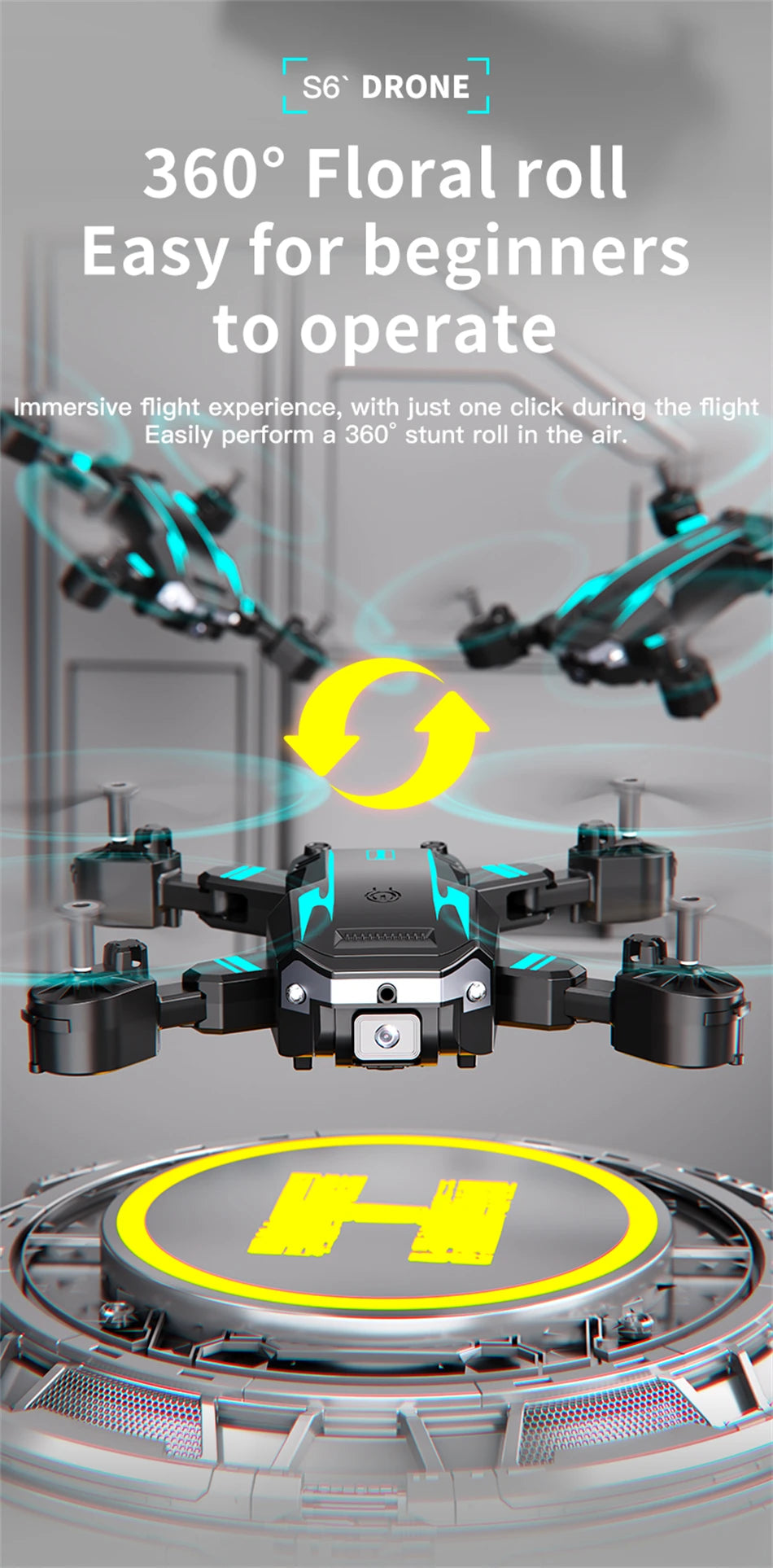 8K Camera Drone with Obstacle Avoidance - Foldable GPS Quadcopter Tidesmit