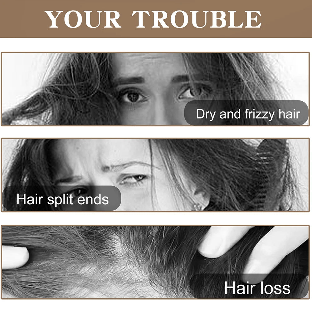 Tidesmit 100% Natural Batana Oil hair mask treatment for dry, damaged hair, frizz, split ends, and hair growth.