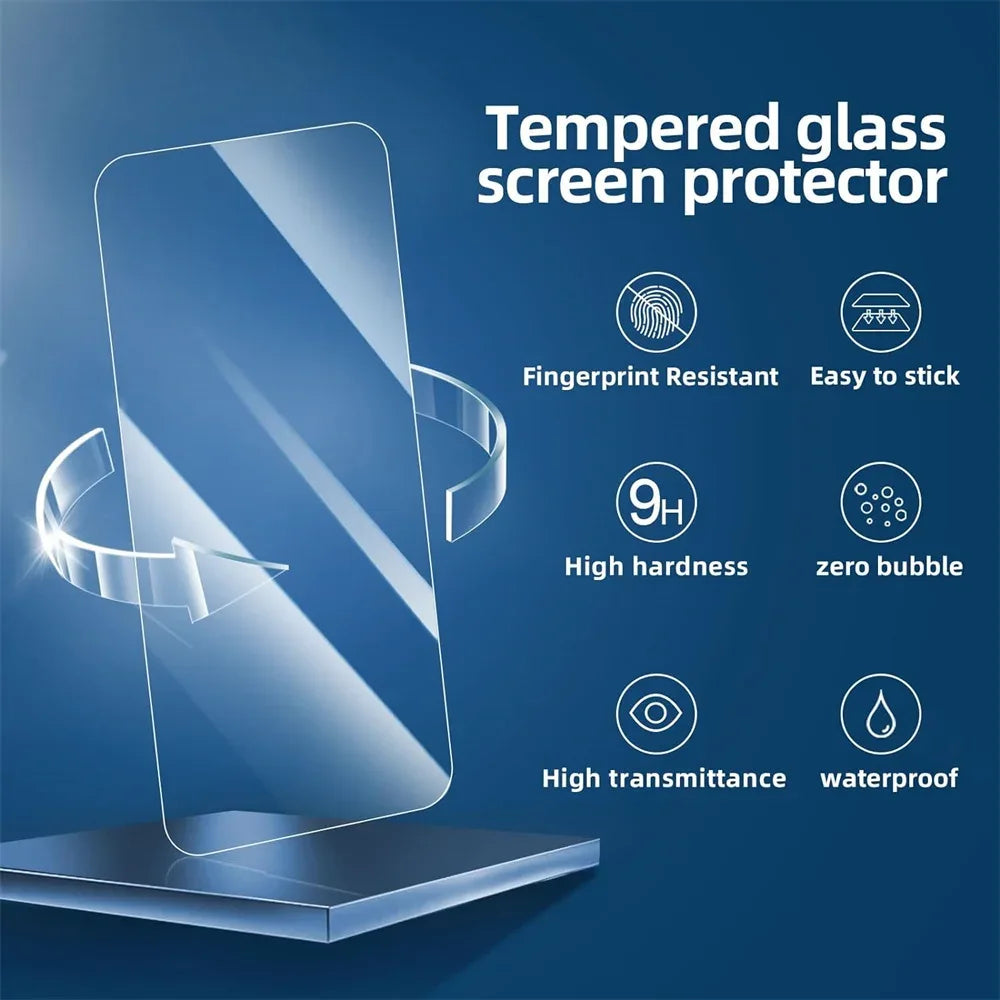 iPhone 16 Pro Max Screen Protector 4-Pack - 9H Tempered Glass Tidesmit Tidesmit