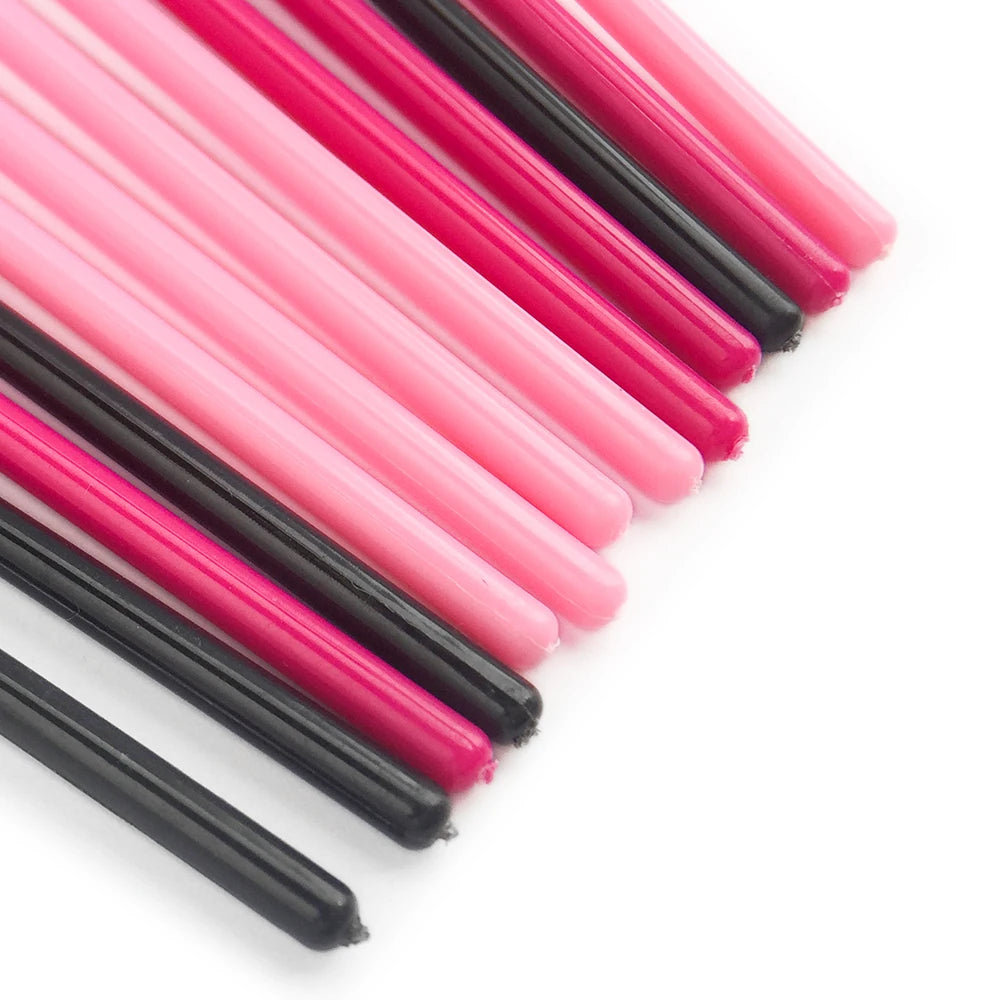 Disposable Eyelash Brushes for Extensions - Premium Soft Crystal Wands False Eyelashes Tidesmit