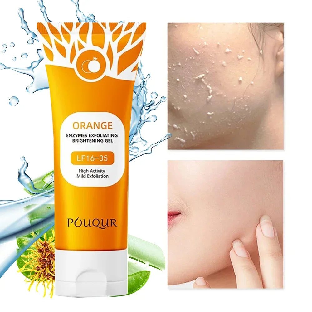 Exfoliating Peeling Gel for Face - Brightening Facial Scrub Treatment Scrubs Treatments Tidesmit