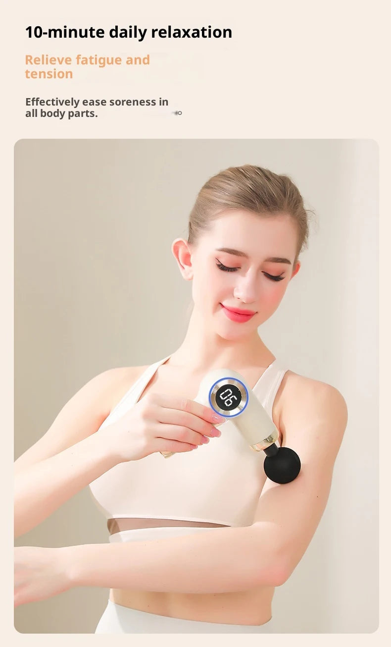 Fascia Gun Portable Deep Tissue Massager - Rechargeable Recovery Tool Fascia Gun Tidesmit