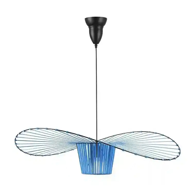Vertigo LED Ring Light Chandelier | Adjustable Modern Industrial Fixture Blue Tidesmit