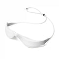 3D Heated Eye Massager Glasses - Portable Fatigue Relief USB Device Eye Massage Instrument White Tidesmit