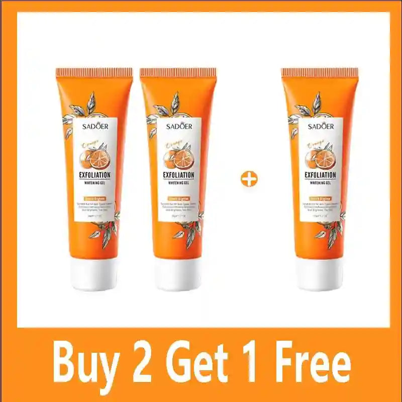Orange Exfoliating Gel Facial Scrub for Pore and Blackhead Care Scrubs Treatments Buy 2 Get 1 Free Tidesmit