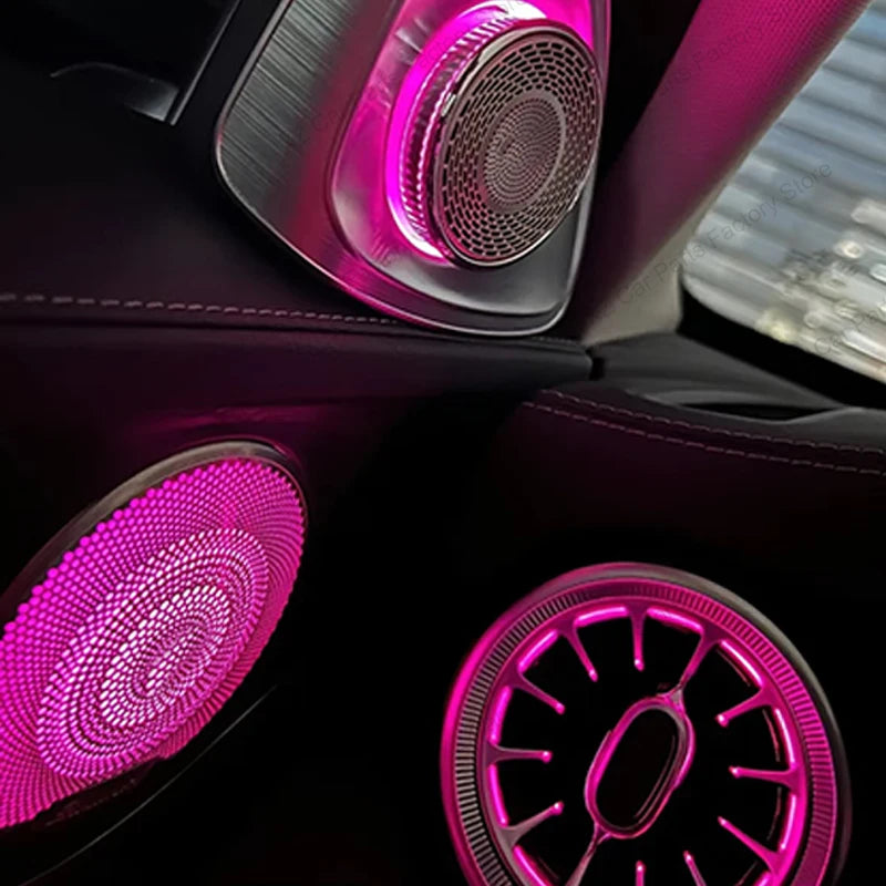 Mercedes Benz W205 X253 64-Color LED Ambient Lighting Kit Tidesmit