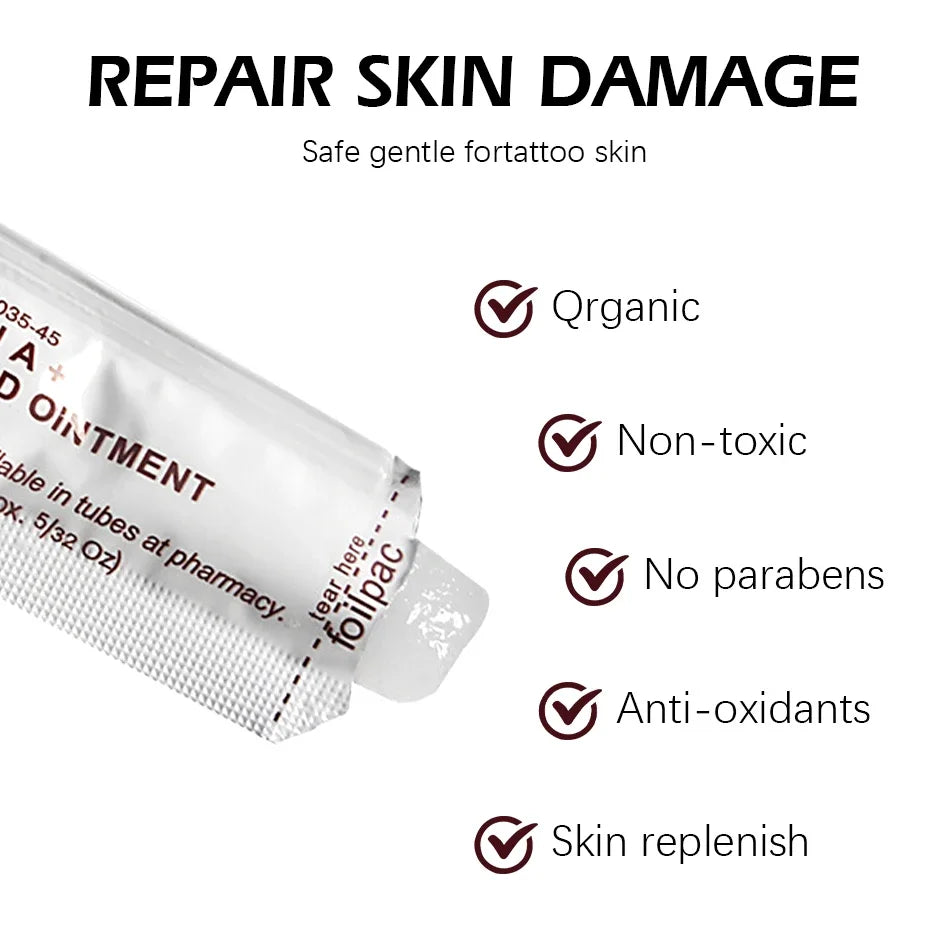 20/50/100/200pcs Fougera Vitamin Ointment A&D Tattoo Repair Cream Gentle Post-Tattoo Healing Supplies Tattoo Skin Care Must-Have