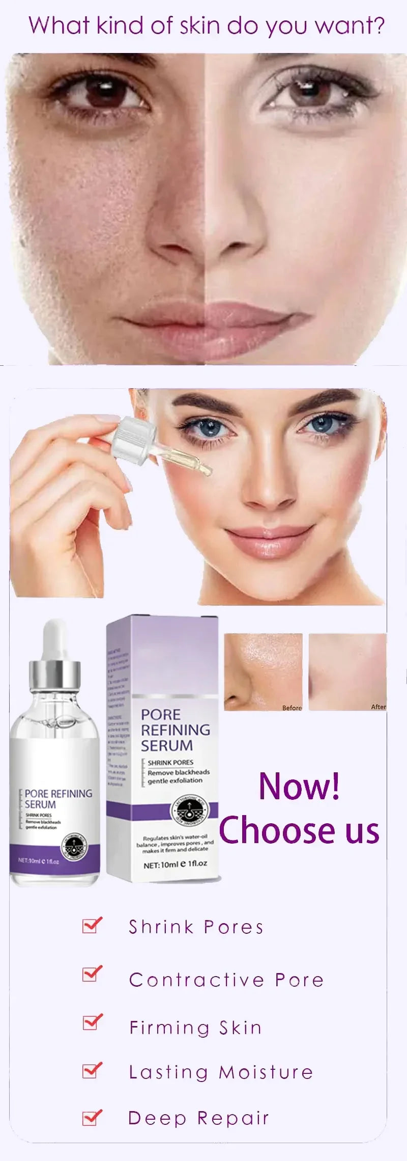 Retinol Niacinamide Serum - Professional PMU Machine Pore Refining Permanent Makeup Machines Tidesmit