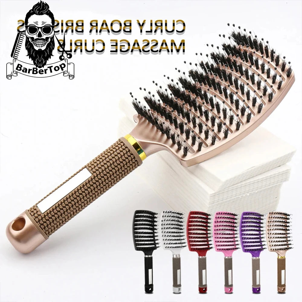 Massage Hair Comb for Scalp Care & Detangling - Tidesmit Gold Edition Massage Chairs Tidesmit