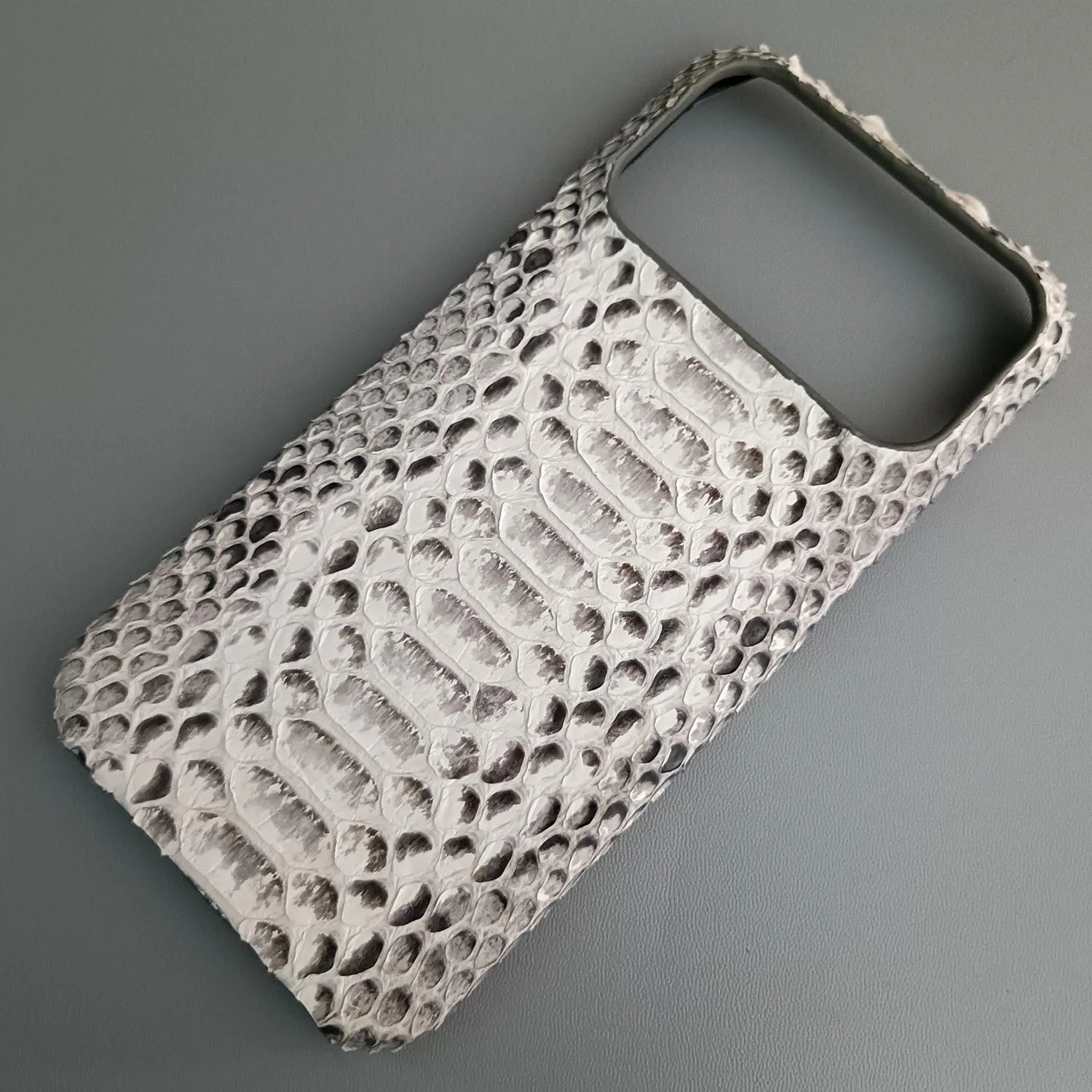 Python Leather iPhone Case: Genuine Snakeskin Slim Fit Protection Original Belly Tidesmit