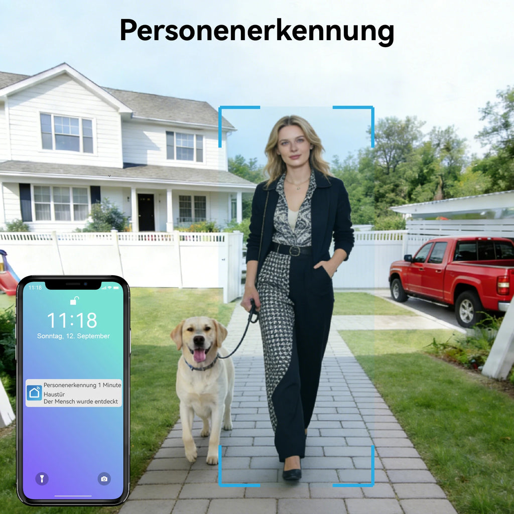 2-4 Unit Home 2 Wire 7inch Touch Video Intercom for Apartments Residential Video Door Phone System with RFID Card APP Unlock ﻿