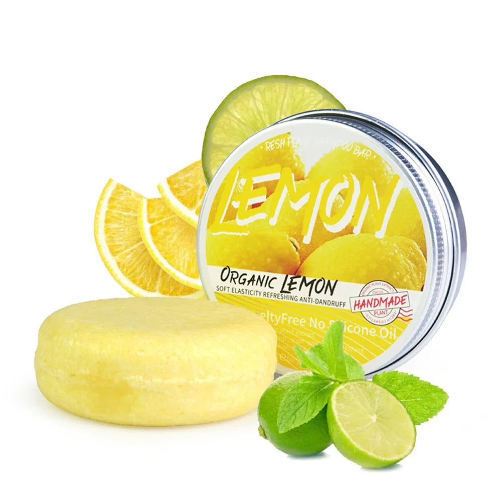14 Style Ginger Handmade Shampoo Soap Cold Processed Soap Solid Shampoo Bar Pure Plant Hair Shampoos Hair Care Bar Soap