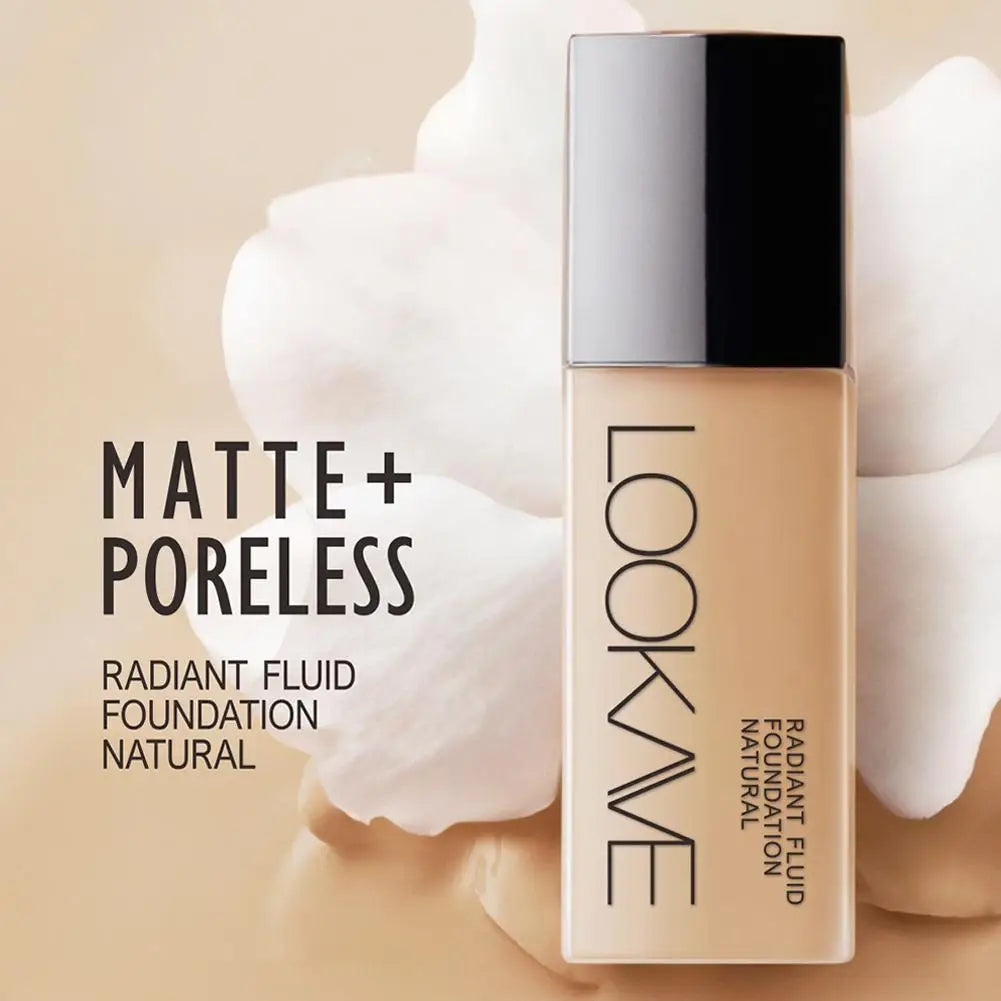 Tidesmit long lasting full coverage natural matte liquid foundation in professional face makeup application
