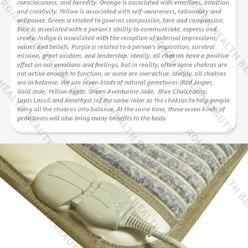 Far Infrared PEMF Bio-Crystal Mat 150x50cm - Heat Therapy Relief Body Shaping Massage Equipment Tidesmit