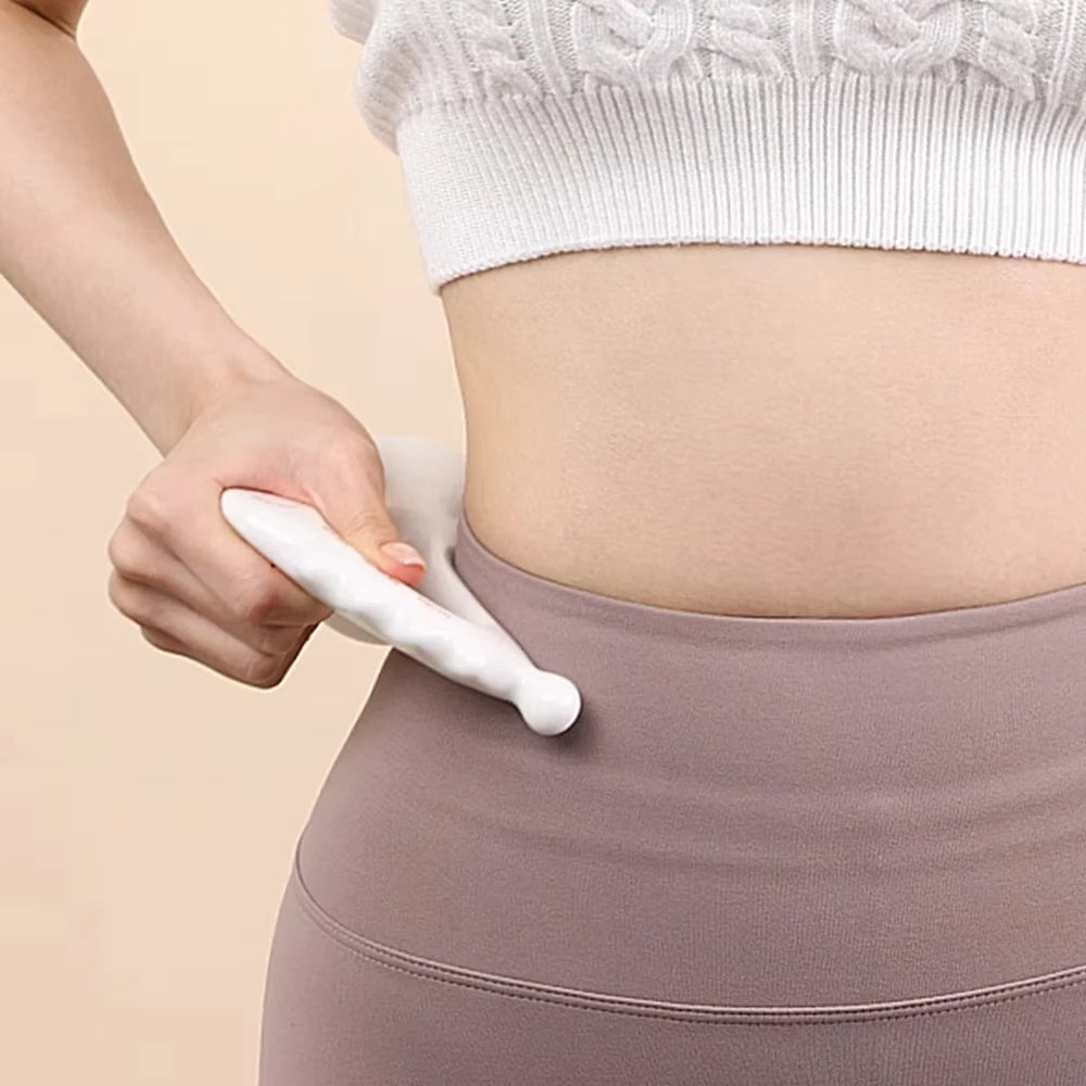 Fascia Gun for Deep Tissue Muscle Recovery - Portable White Massager Fascia Gun Tidesmit