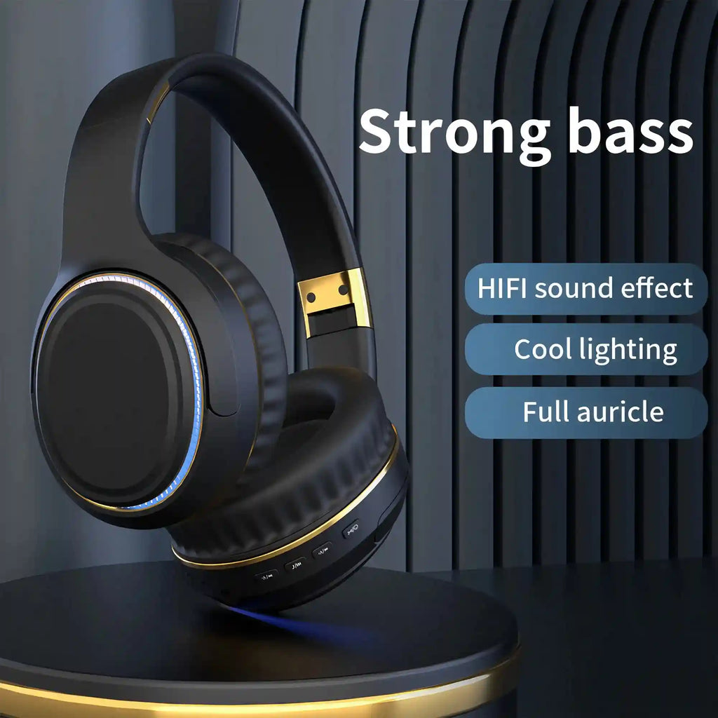 Wireless Foldable Over-Ear Headphones with Active Noise Cancellation Tidesmit