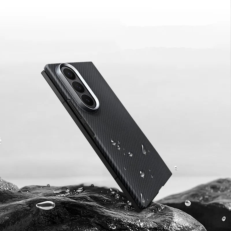 Samsung Galaxy Z Fold 7 Aramid Carbon Fiber Case - Slim Military Grade Protection Tidesmit