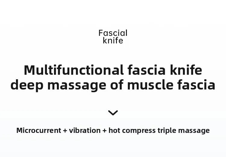 Fascia Gun Deep Tissue Massager: Rechargeable Sports Recovery Tool Fascia Gun Tidesmit